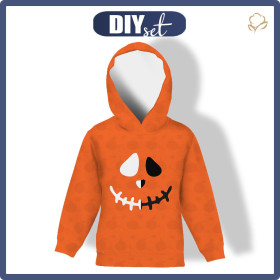 KID'S HOODIE (ALEX) - SMILE / PUMPKINS - sewing set