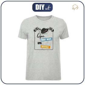 MEN’S T-SHIRT - Opa fragt nicht, Opa versteht / hat - single jersey