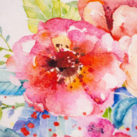 WILD ROSE PAT. 3 (IN THE MEADOW) - looped knit fabric