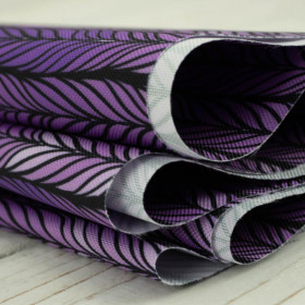 BRAID / purple - Waterproof woven fabric
