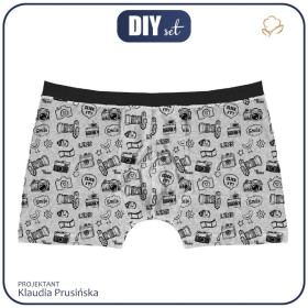 MEN'S BOXER SHORTS - PHOTOGRAPHER (HOBBIES AND JOBS) / acid