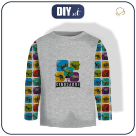 LONGSLEEVE - DINO TILES PAT. 2 - sewing set