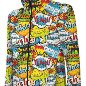 "MAX" CHILDREN'S TRAINING JACKET - COMIC BOOK - knit with short nap