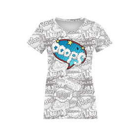 WOMEN’S T-SHIRT - COMIC BOOK / ooops - single jersey