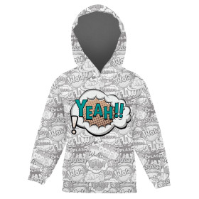 KID'S HOODIE (ALEX) - COMIC BOOK / yeah (colorful) - sewing set