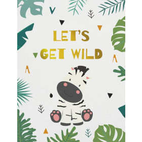 LET'S GET WILD (WILD & FREE) - panel Waterproof woven fabric