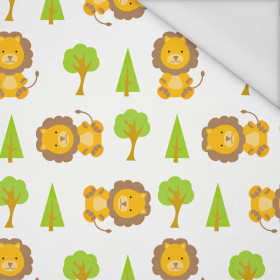 LION IN THE FOREST (ANIMAL GARDEN) - Waterproof woven fabric