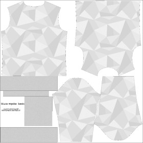MEN’S SWEATSHIRT (OREGON) BASIC - ICE (adventure) / grey - sewing set