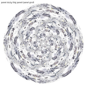 LUXE BLOSSOM pat. 1 - circle skirt panel