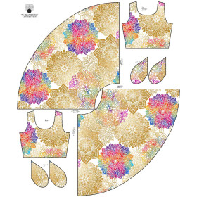 DRESS "ISABELLE" - MANDALA pat. 3 - sewing set