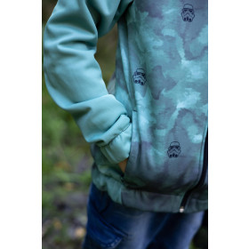 "MAX" CHILDREN'S TRAINING JACKET - STORMTROOPERS (minimal) / CAMOUFLAGE pat. 2 (olive) - knit with short nap