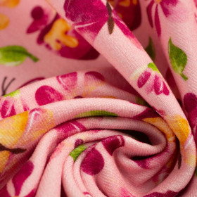 BUTTERFLIES AND HONEY (BEARS AND BUTTERFLIES) - single jersey with elastane 