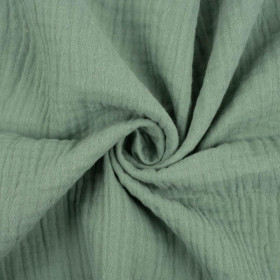 PASTEL GREEN - Cotton muslin