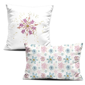DECORATIVE PILOWS - SNOWFLAKES MIX