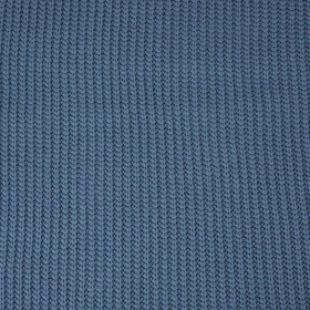 MUTED BLUE - Cotton sweater knit fabric 505g