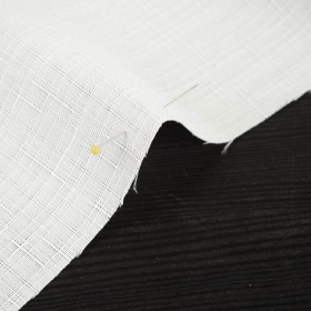 SCORCHED EARTH (white) / ACID WASH (grey) - Woven Fabric for tablecloths