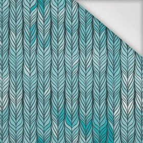 BRAID / sea blue - Nylon fabric PUMI