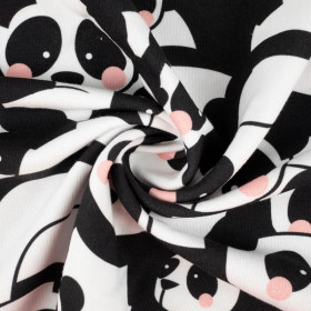 PANDAS / pink - single jersey with elastane