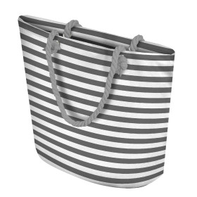 TOTE BAG - STRIPES / grey - sewing set