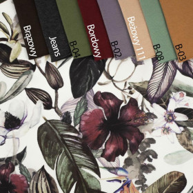 PARADISE FLOWERS - looped knit SP250
