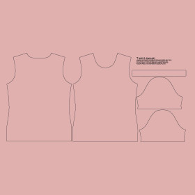 WOMEN’S T-SHIRT - B-05 ROSE QUARTZ - single jersey