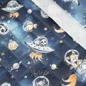 SPACE CUTIES pat. 6 (CUTIES IN THE SPACE) - Quilted nylon fabric 