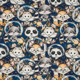 SPACE CUTIES MIX (CUTIES IN THE SPACE) - looped knit fabric