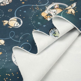 SPACE CUTIES pat. 3 (CUTIES IN THE SPACE) - looped knit fabric