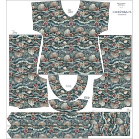 KIMONO BLOUSE - SEA WORLD PAT. 1 - sewing set