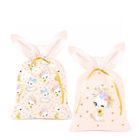Gift pouches - BUNNY PAT. 3 (CUTE BUNNIES) - sewing set