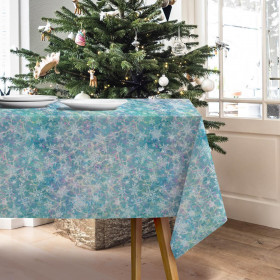 SNOWFLAKES PAT. 2 / RAINBOW OCEAN pat. 2 - Woven Fabric for tablecloths