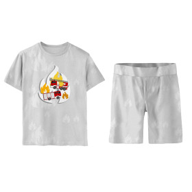 CHILDREN'S PAJAMAS "ADA" - FIRE BRIGADE - sewing set