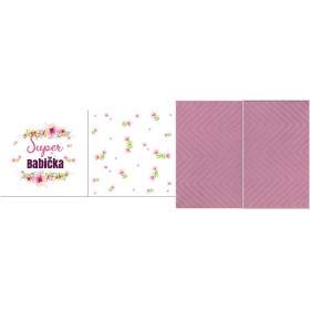 DECORATIVE PILOWS - SUPER BABIČKA / pink