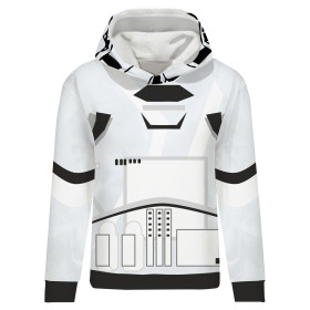 STORMTROOPER’S HOODIE (POLA) - looped knit fabric 