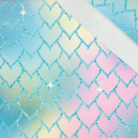 RAINBOW OCEAN pat. 4 - looped knit fabric