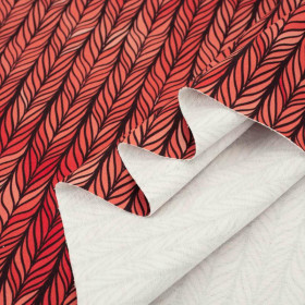 BRAID / red - looped knit 