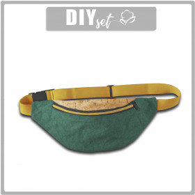 Washpapa hip bag sewing set - GREEN / CORK CLASSIC