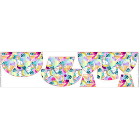 HIP BAG - UNICORNS AND ICE CREAM (rainbow) / Choice of sizes