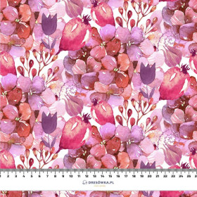 FLOWERS MIX (IN THE MEADOW) - looped knit fabric