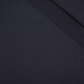 NAVY - Recycing looped knit fabric with elastan