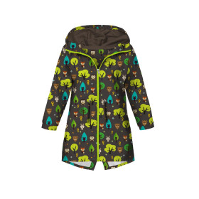 KIDS PARKA (ARIEL) - ANIMALS IN FOREST - softshell