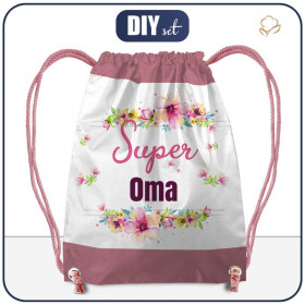 GYM BAG - SUPER OMA / pink