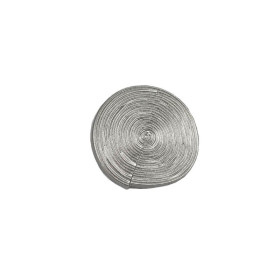 Spiral plastic button 25mm - black