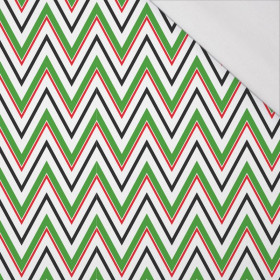 BIG ZIGZAG / green - single jersey with elastane 