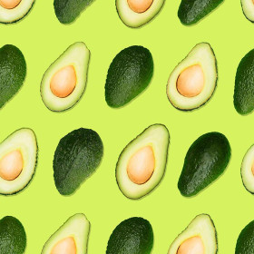 AVOCADOS pat. 2 - Cotton woven fabric