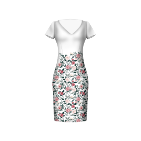 BEAUTIFUL FLOWERS - dress panel 