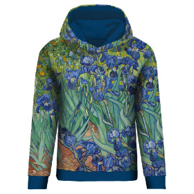 CLASSIC WOMEN’S HOODIE (POLA) - IRISES (Vincent van Gogh) - sewing set