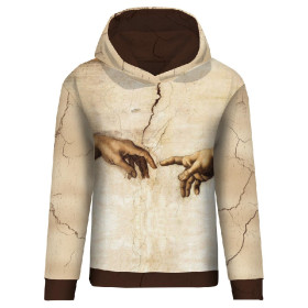 CLASSIC WOMEN’S HOODIE (POLA) - THE CREATION OF ADAM (Michelangelo) - sewing set