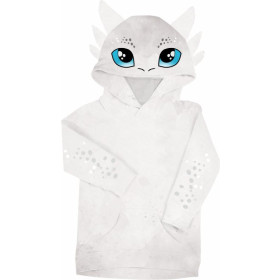 KID'S HOODIE (PARIS) - WHITE DRAGON - sewing set