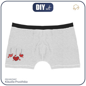 MEN'S BOXER SHORTS - VALENTINE'S HEARTS (HAPPY VALENTINE’S DAY)